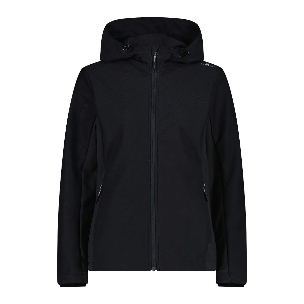 Cmp Damen Noir Regenjacke Mit Kapuze Für