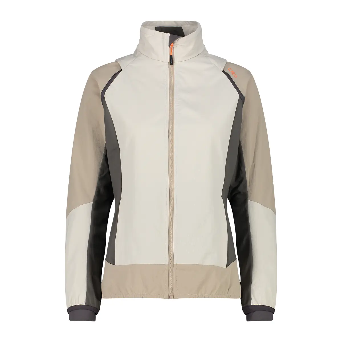Hybride wasserdichte Jacke mit abnehmbaren Ärmeln für Frauen CMP