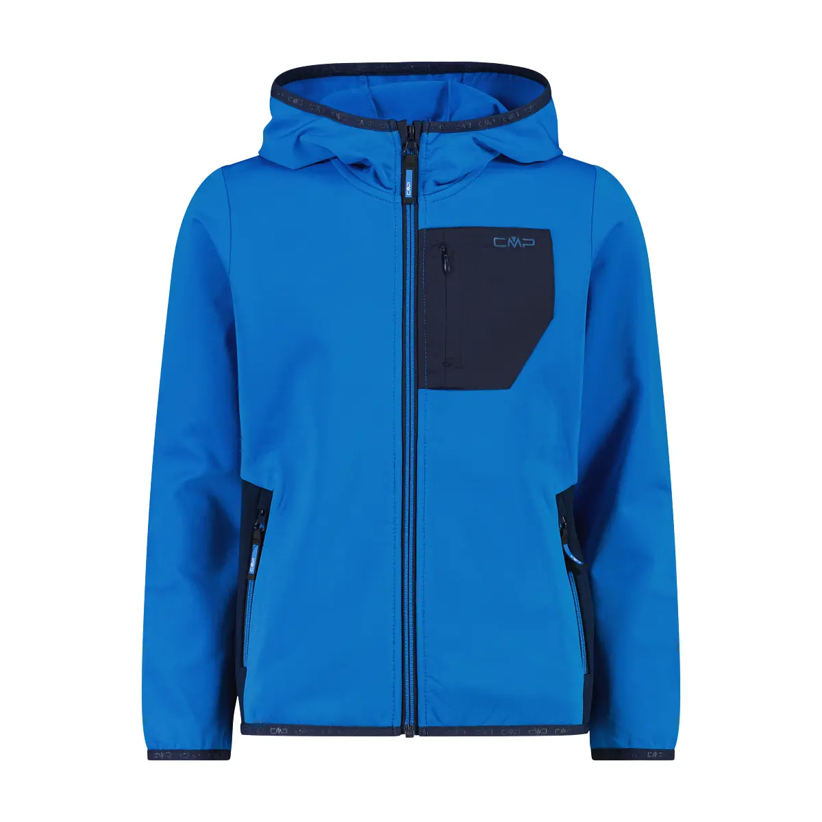 Cmp Bleu Chaqueta Con Capucha Infantil Stretch
