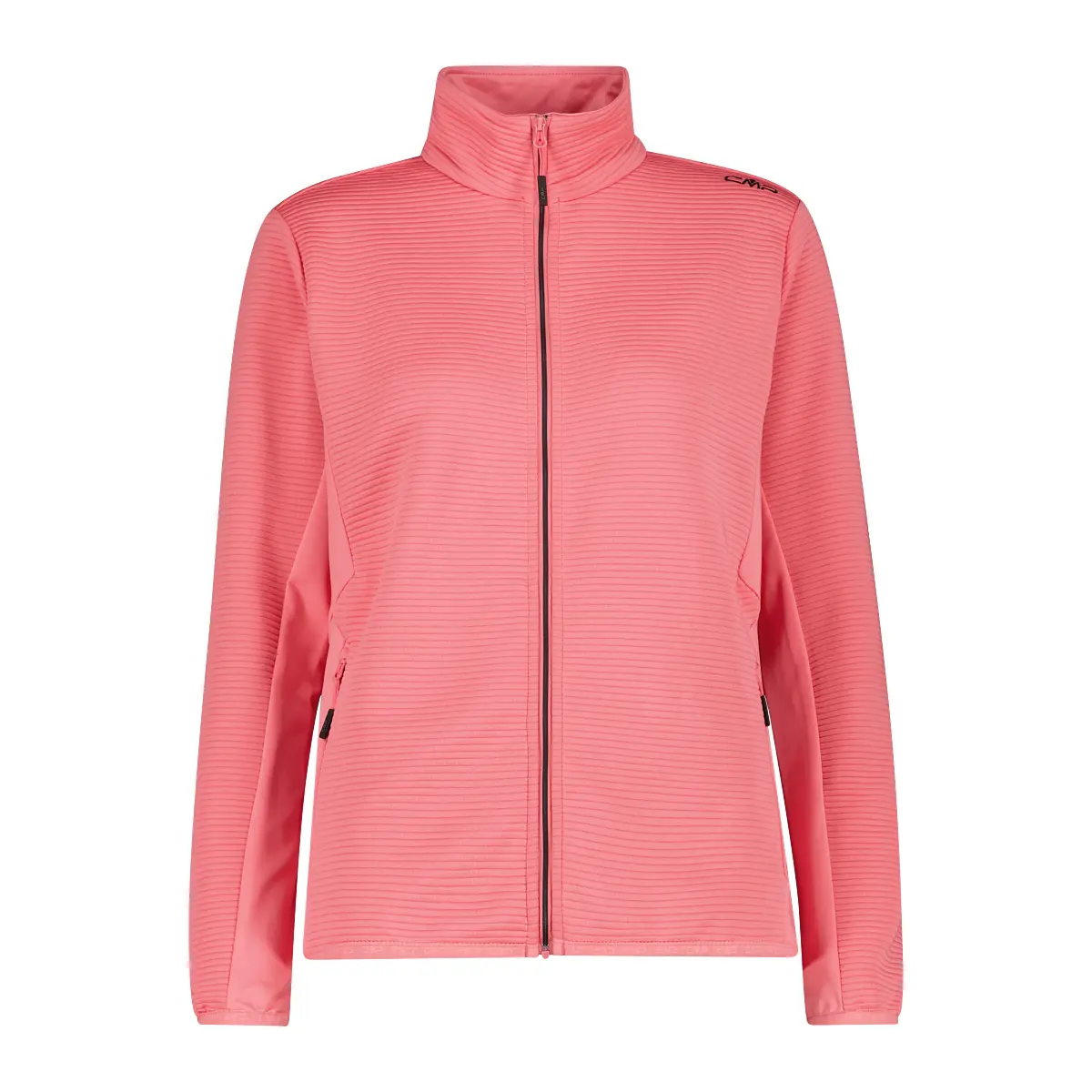 Cmp Mujer Naranja Polaire Con Tricot Tubular En Relieve Unlimitech