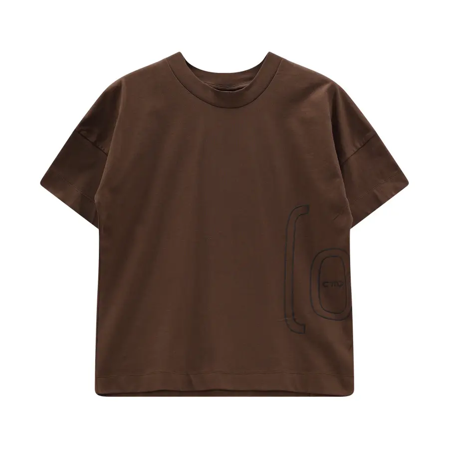 Cmp Mujer Marron Camiseta De