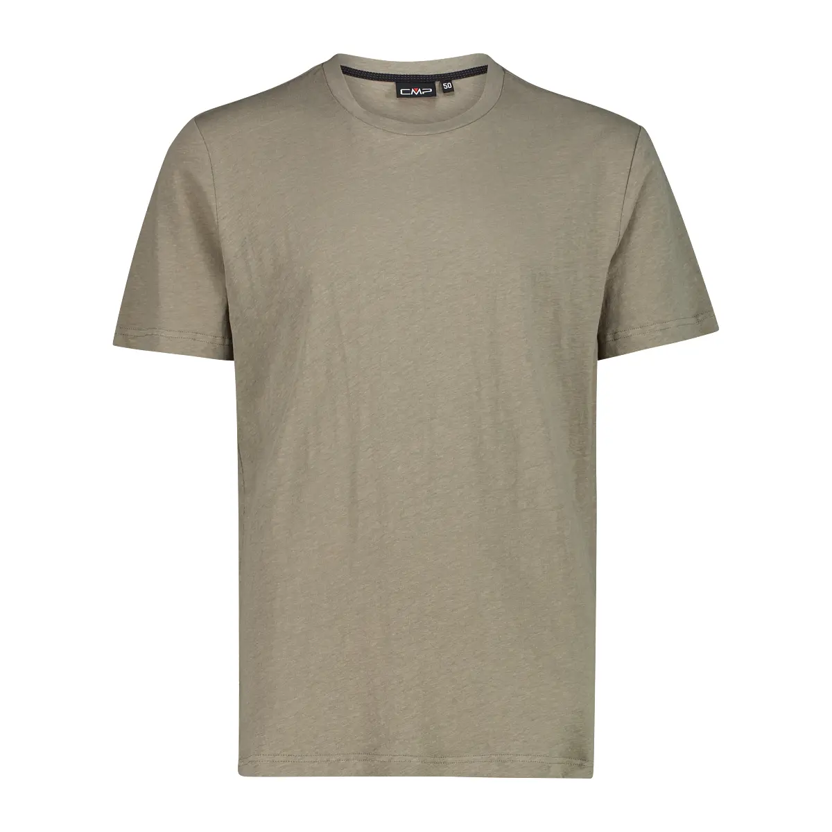 Cmp Men's Beige Hemp And Cotton T-Shirt