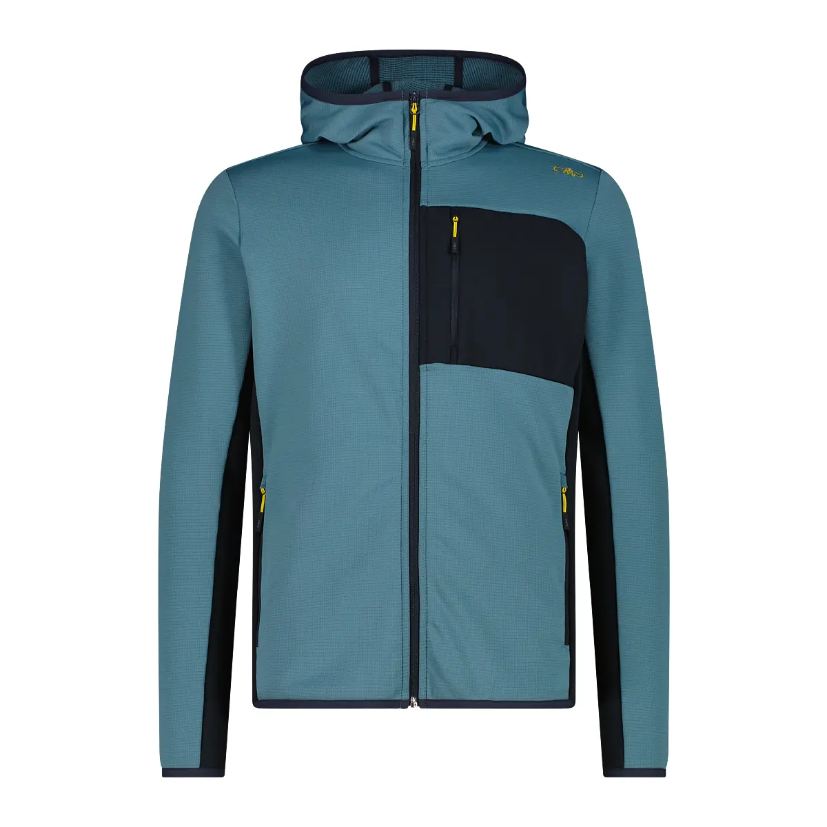 Cmp Men's Vert Hooded Fleece Grid Tech