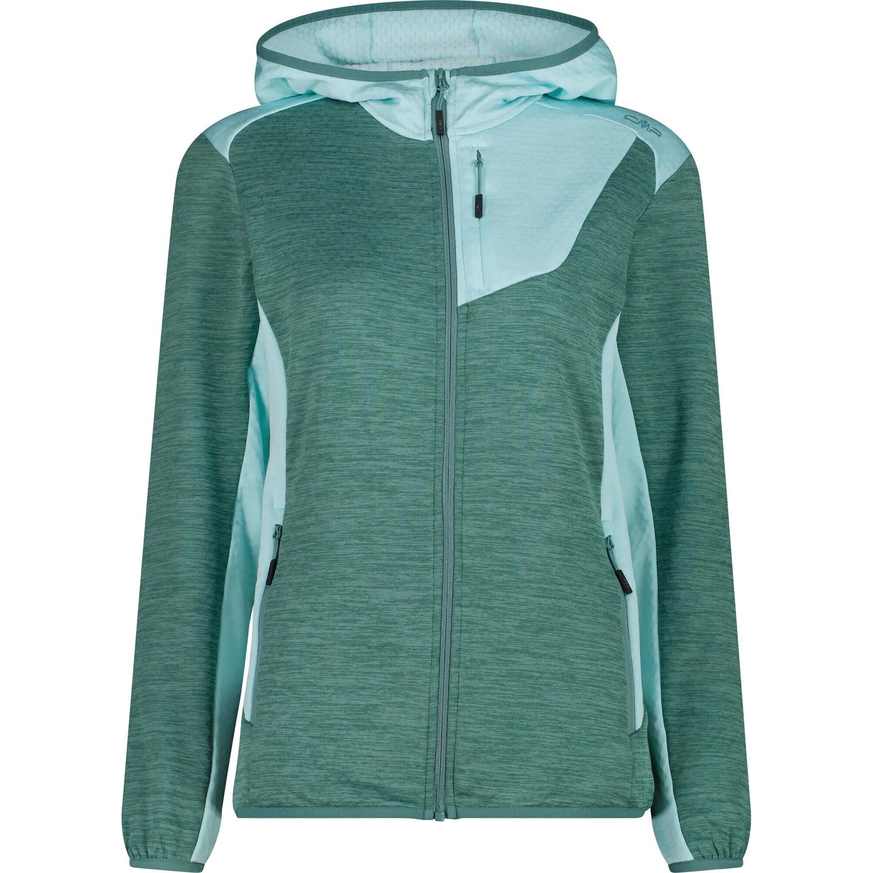 Felpa con cerniera a cappuccio da donna CMP