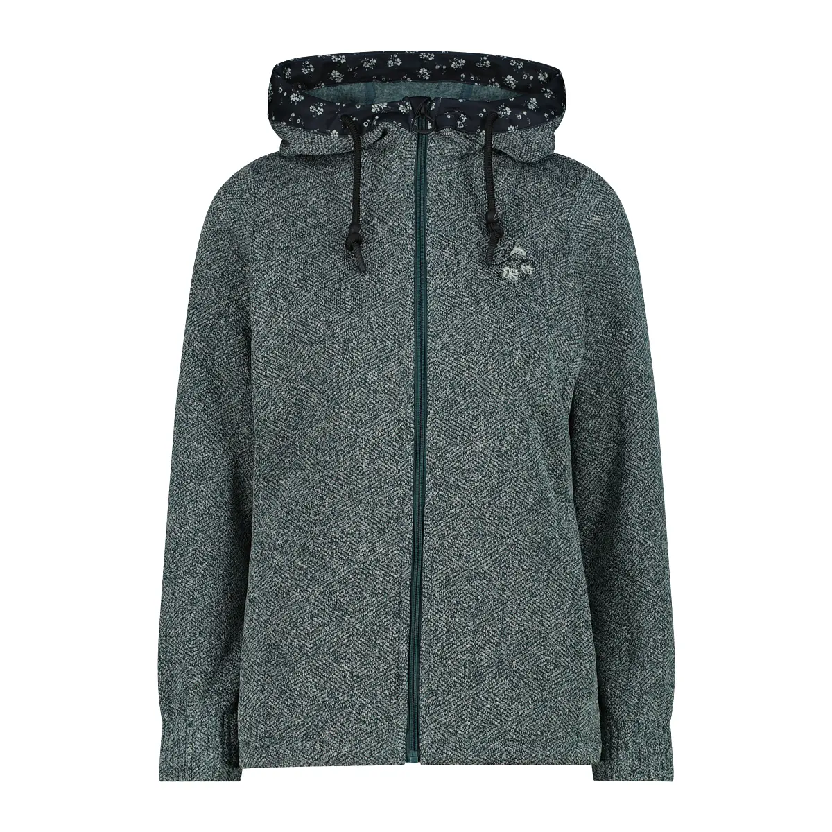 Women's knitted technical hoodie CMP
