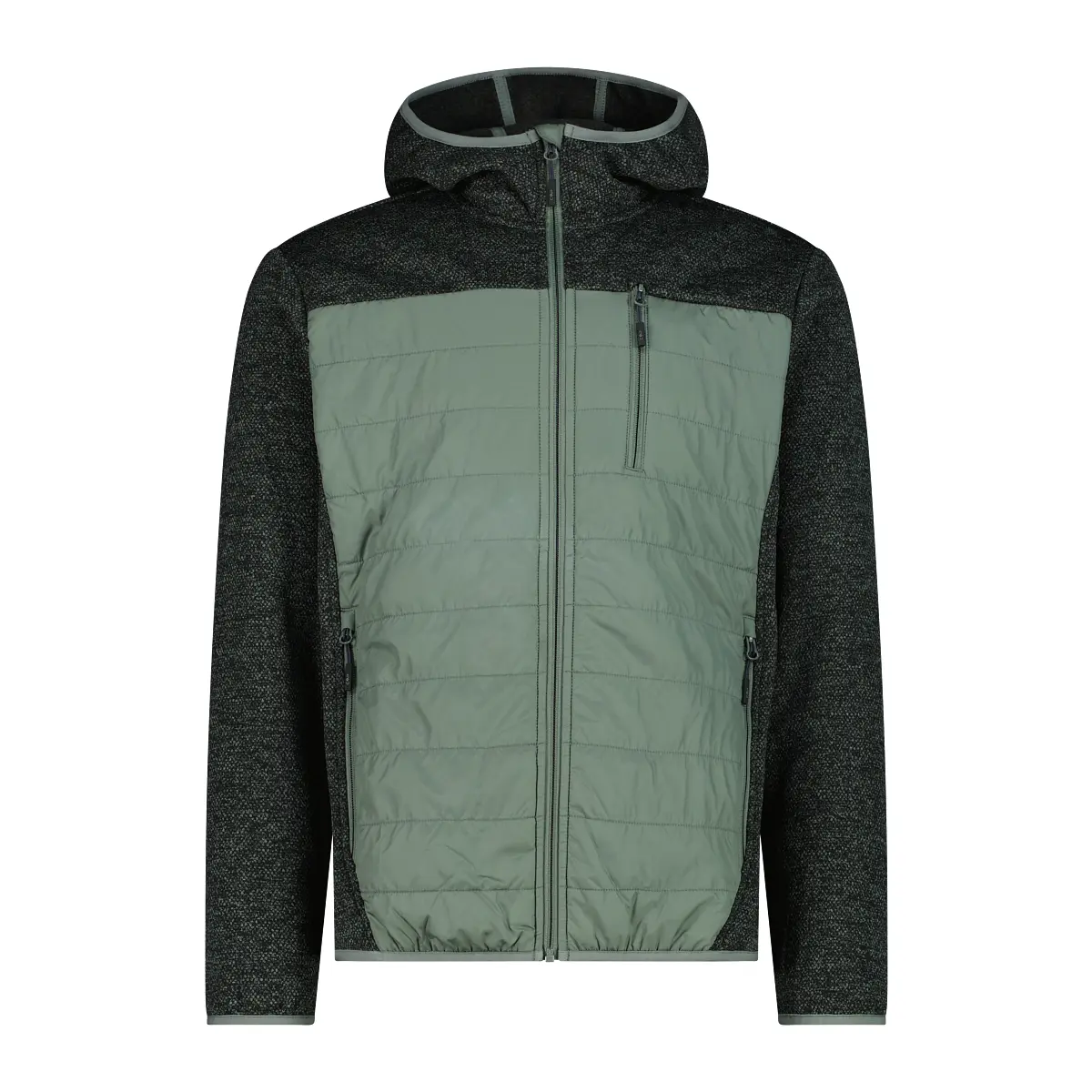 Cmp Hombre Vert Chaqueta Con Capucha De Forro Polar