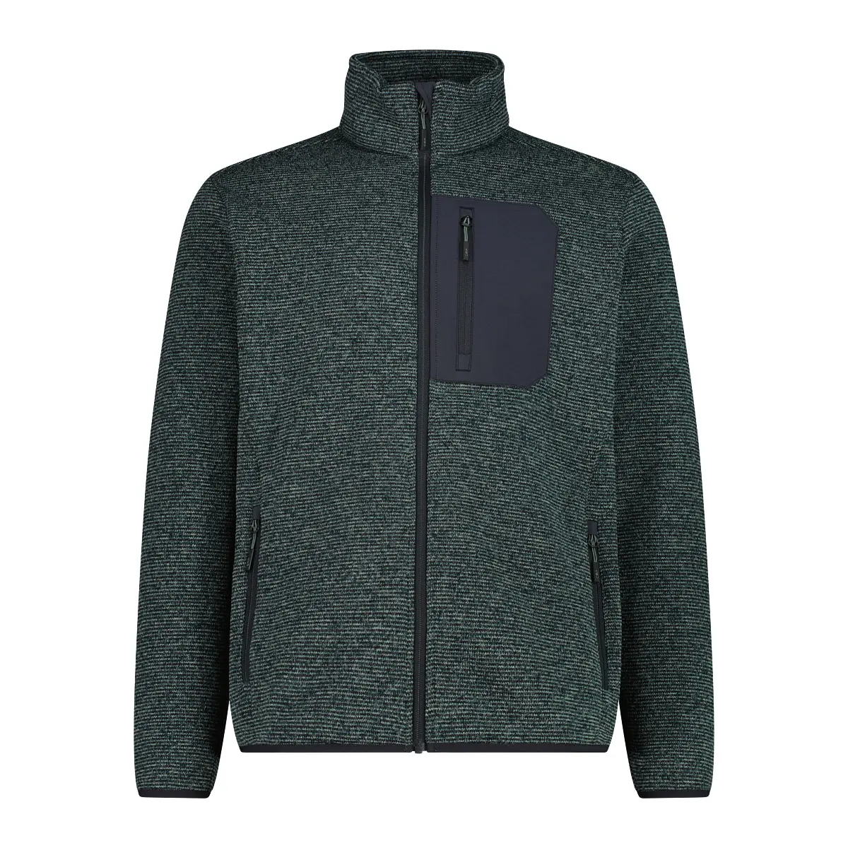 Cmp Men's Gris Zipped Fleece Tech
