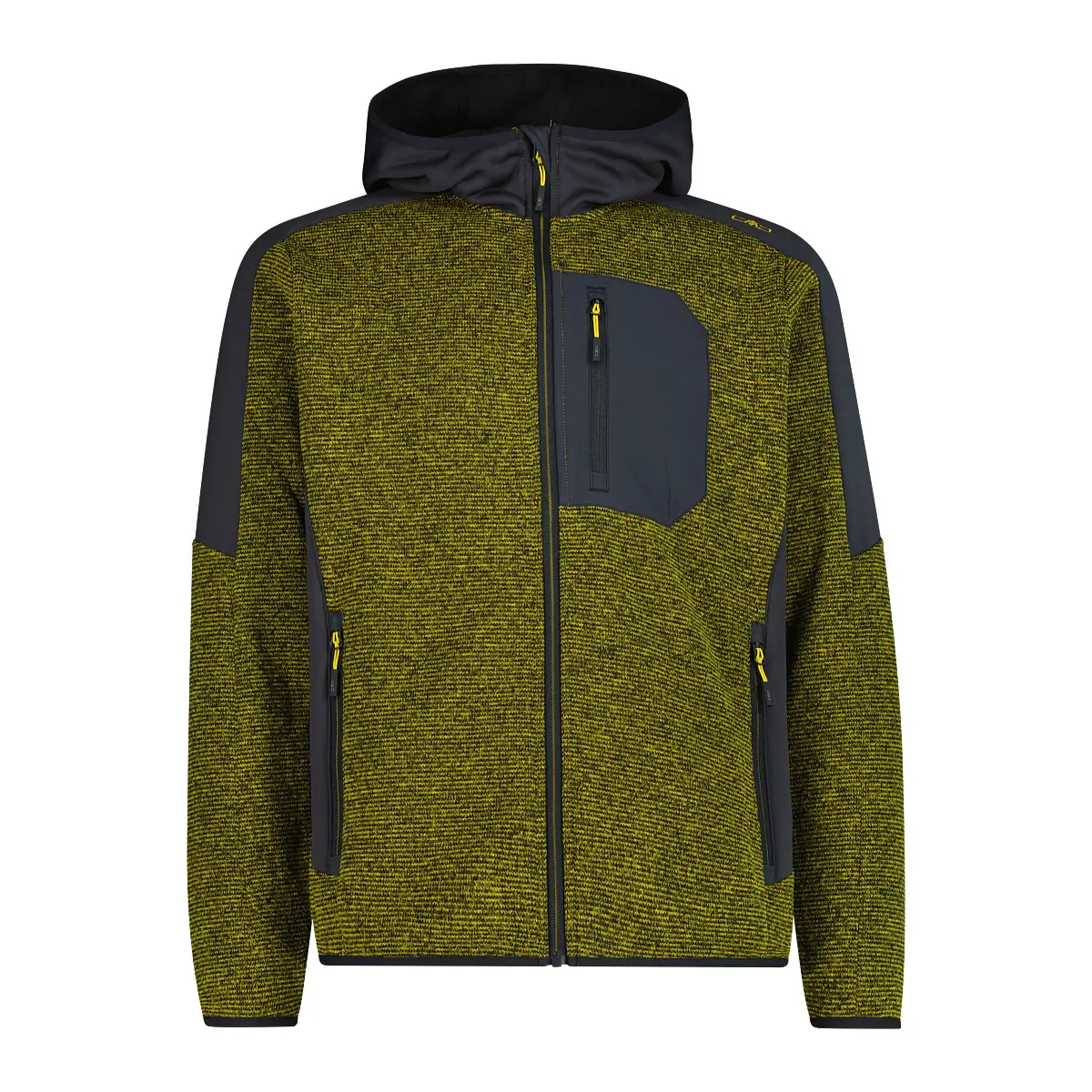 Cmp Men's Vert Zip-Up Hooded Fleece Tech