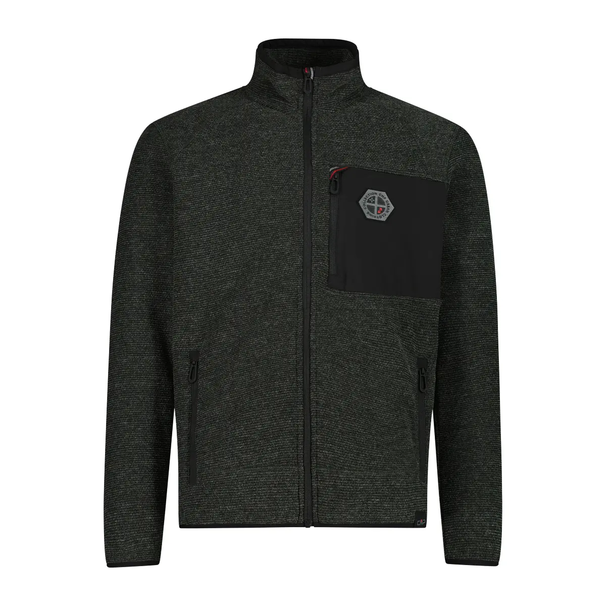 Polaire tecnico in maglia mélange