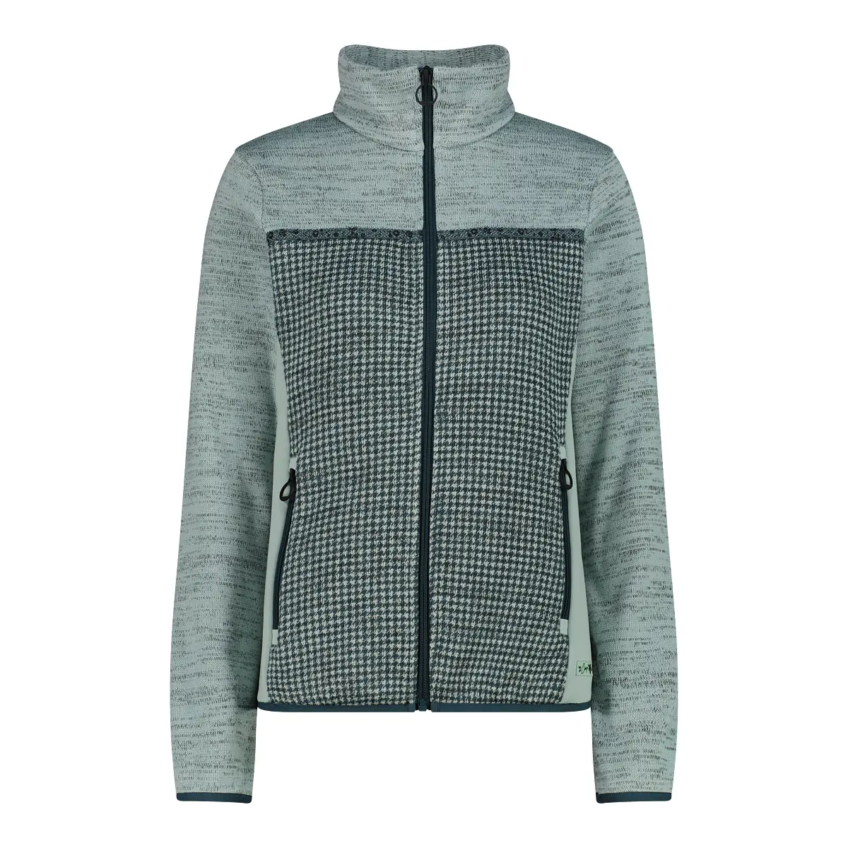 Technische gestreifte Fleecejacke für Damen CMP