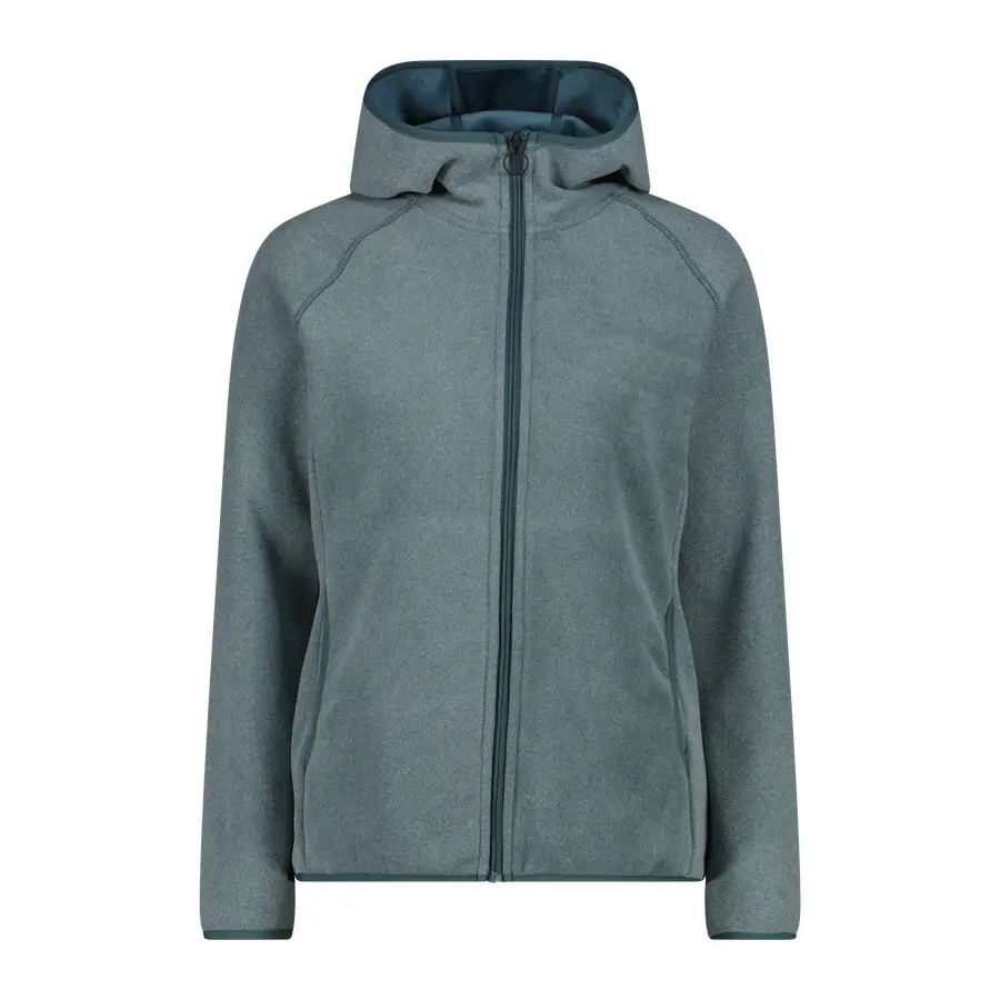 Cmp Donna Vert Felpa Con Cappuccio Da Knit Tech