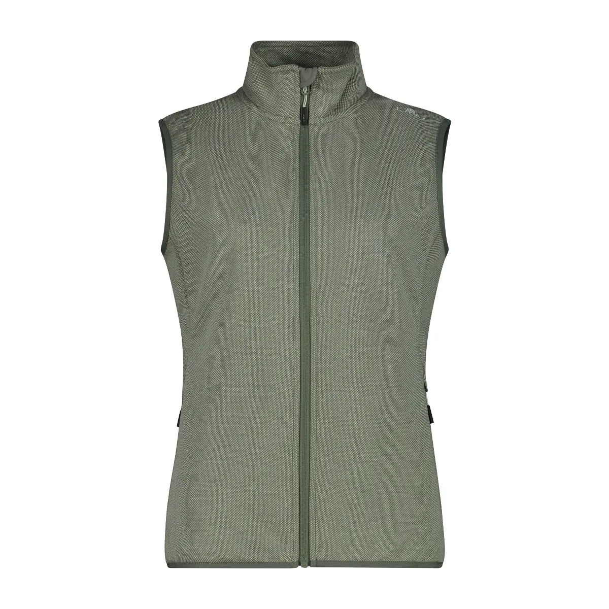 Women's hooded sleeveless jacket CMP Knit-Tech