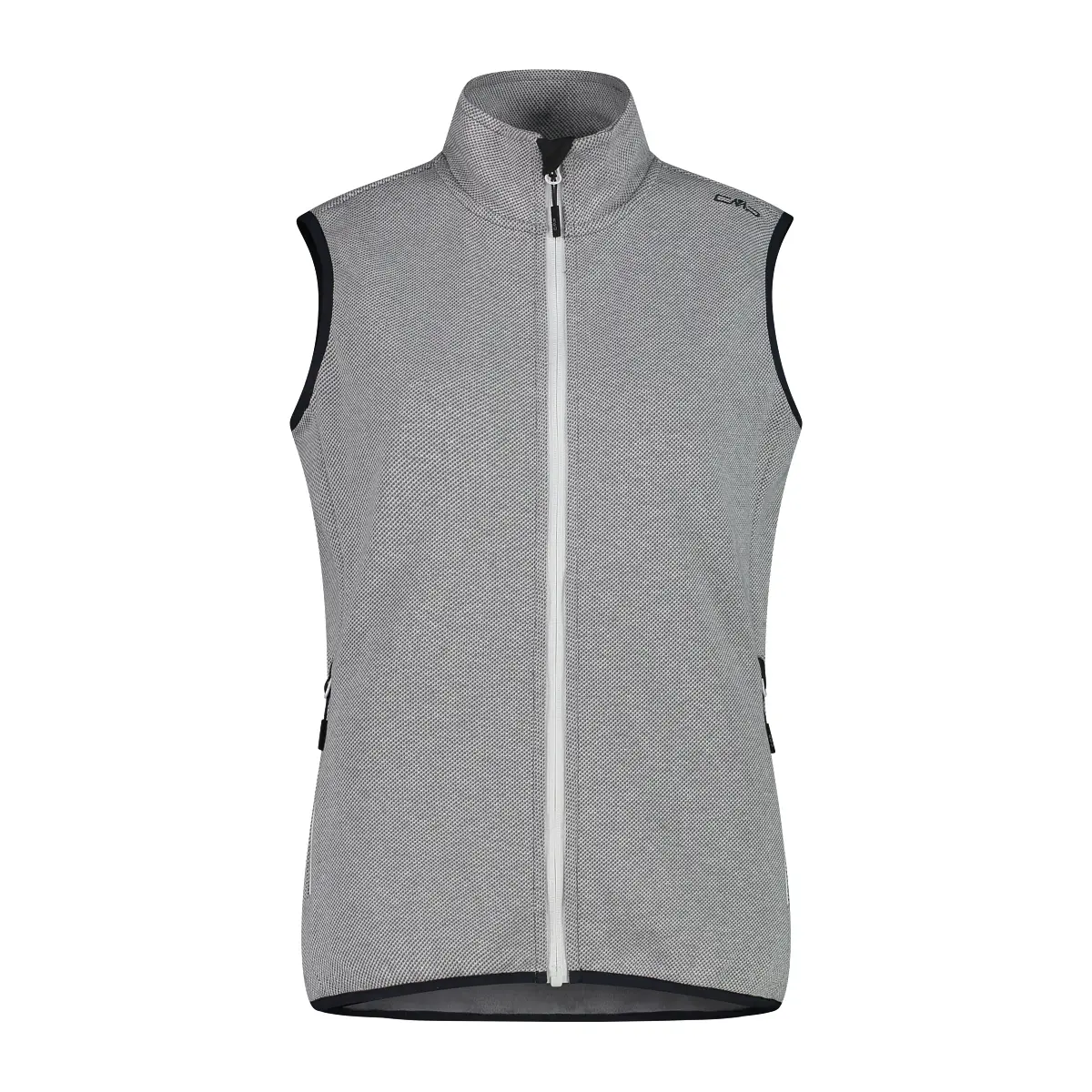 Cmp Gris Chaleco Con Capucha Knit-Tech