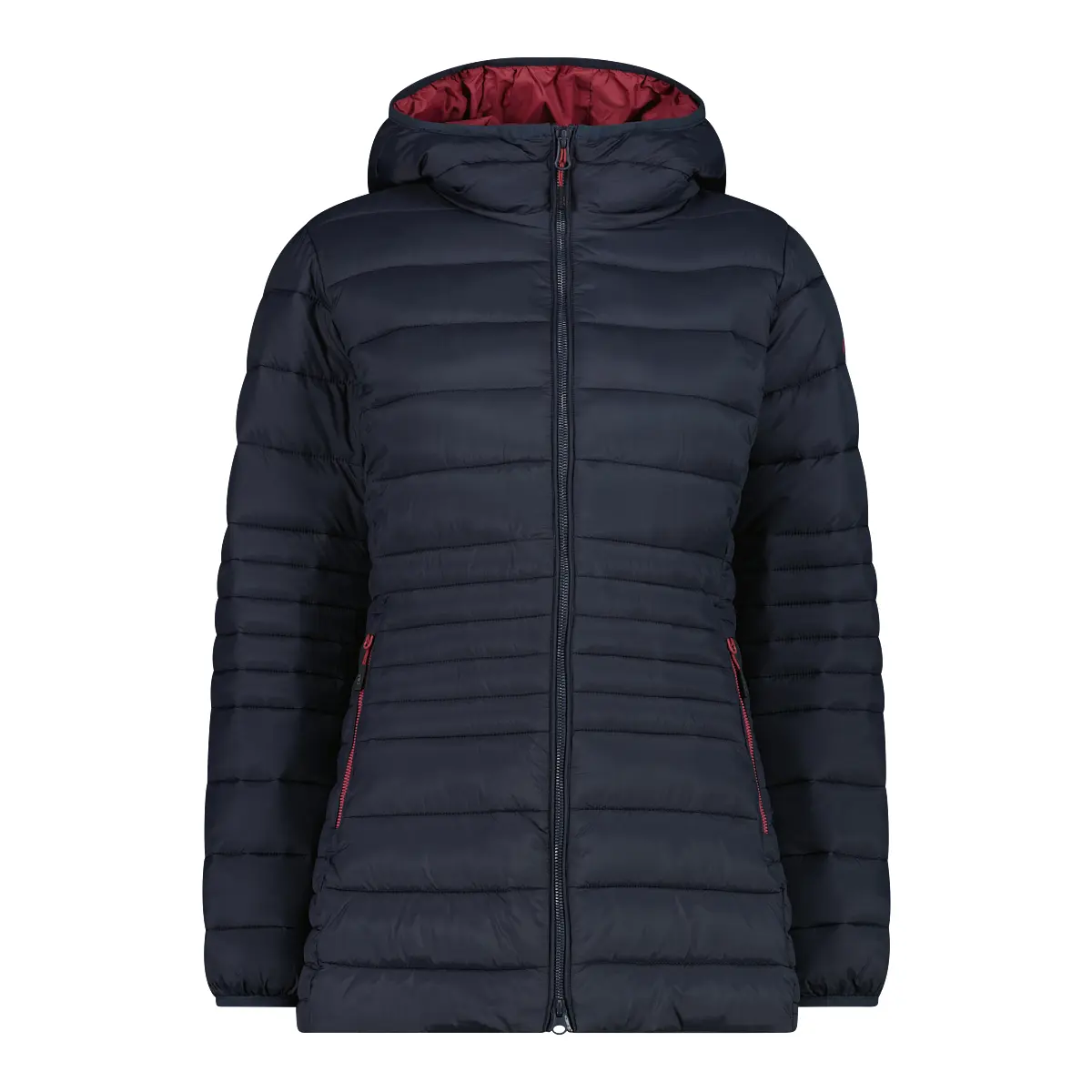 Damen lange Kapuzenjacke mit Reißverschluss Sorona Aura CMP