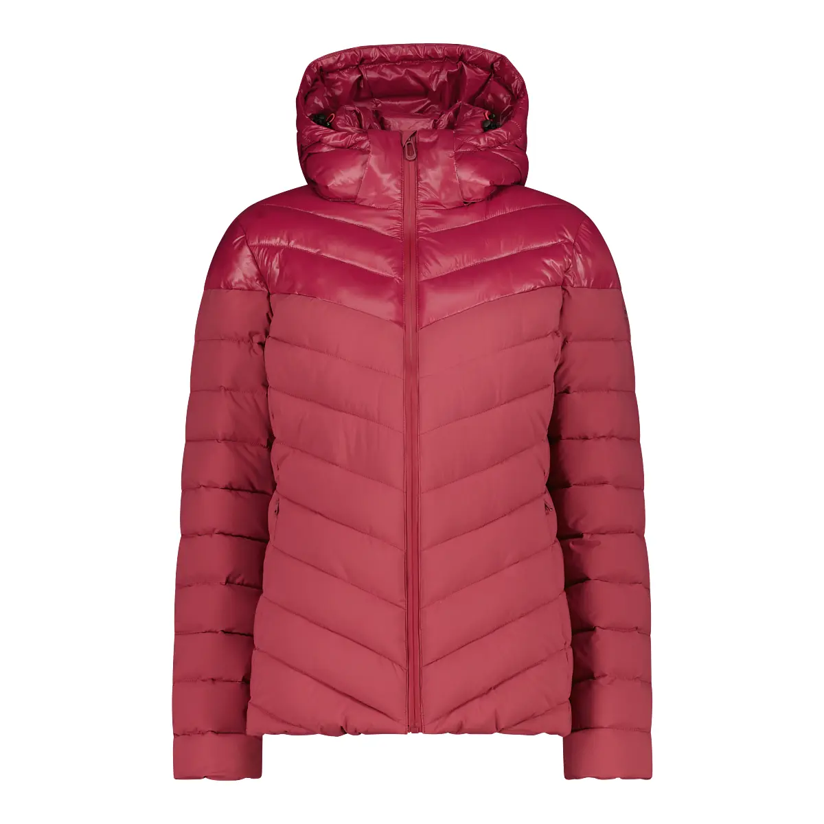 Sorona Aura Damen Steppjacke mit Kapuze und Reißverschluss CMP