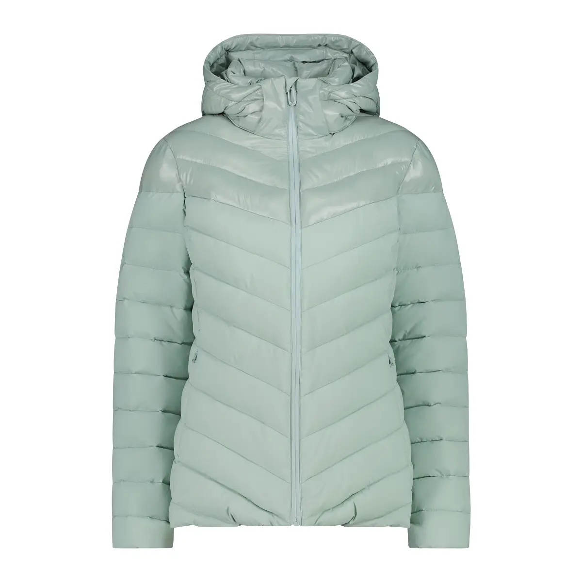 Sorona Aura Damen Steppjacke mit Kapuze und Reißverschluss CMP