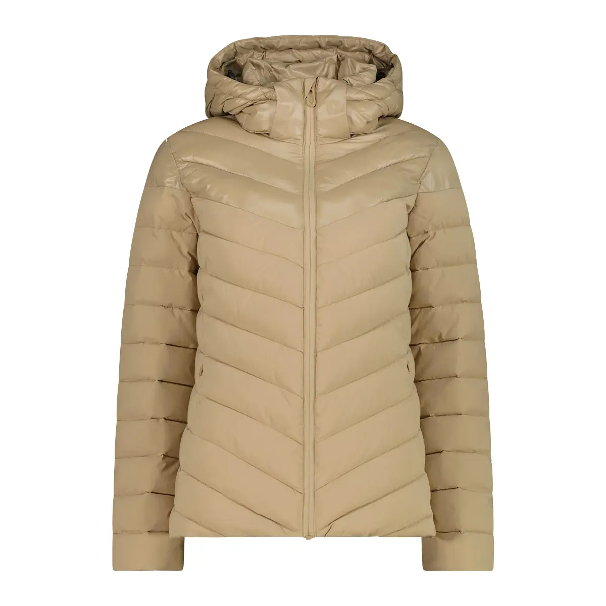 Sorona Aura Damen Steppjacke mit Kapuze und Reißverschluss CMP
