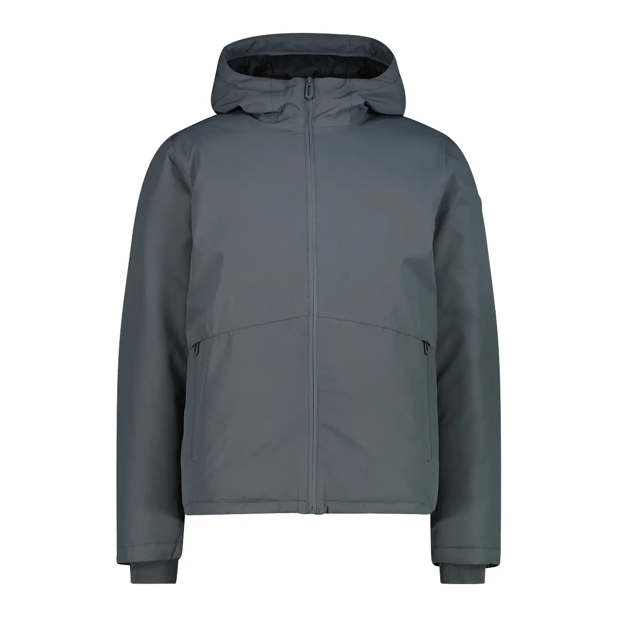 Cmp Men's Gris Waterproof Jacket With Zipped Hood