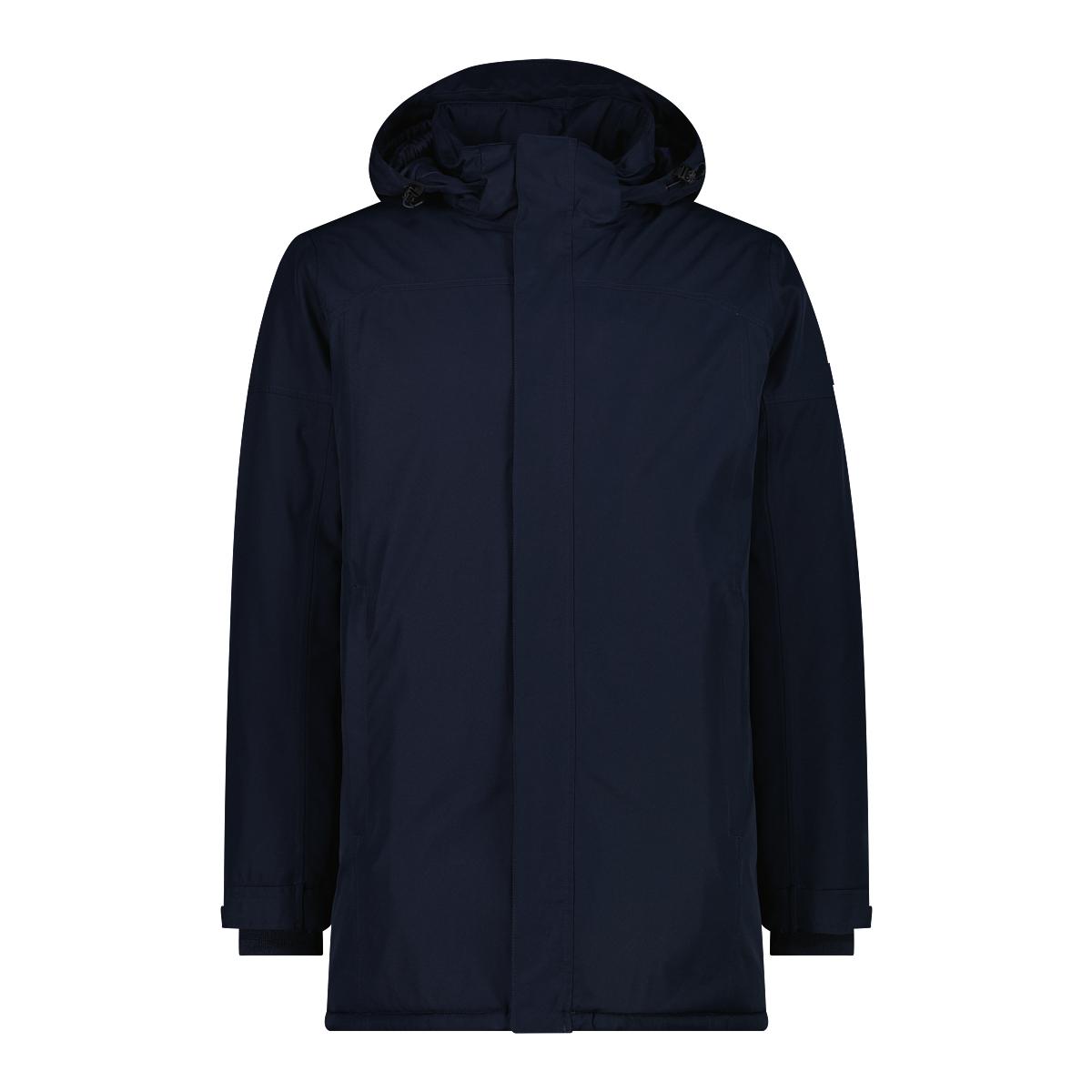 Parka con zip e cappuccio fisso CMP