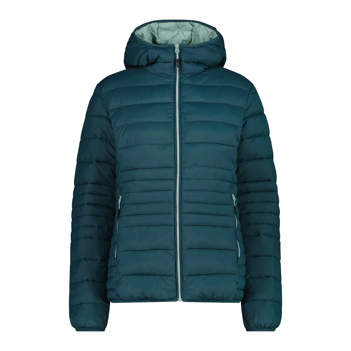 Sorona Aura Damen Steppjacke mit Kapuze und Reißverschluss CMP