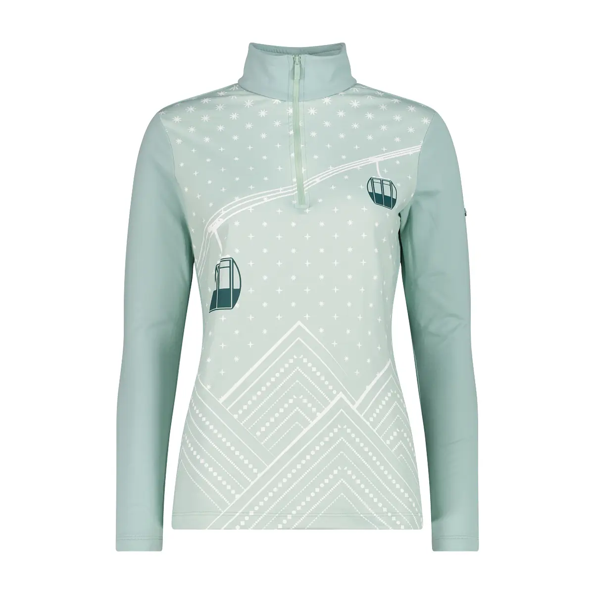 Cmp Women's Vert Cotton Turtleneck Sweater Softech