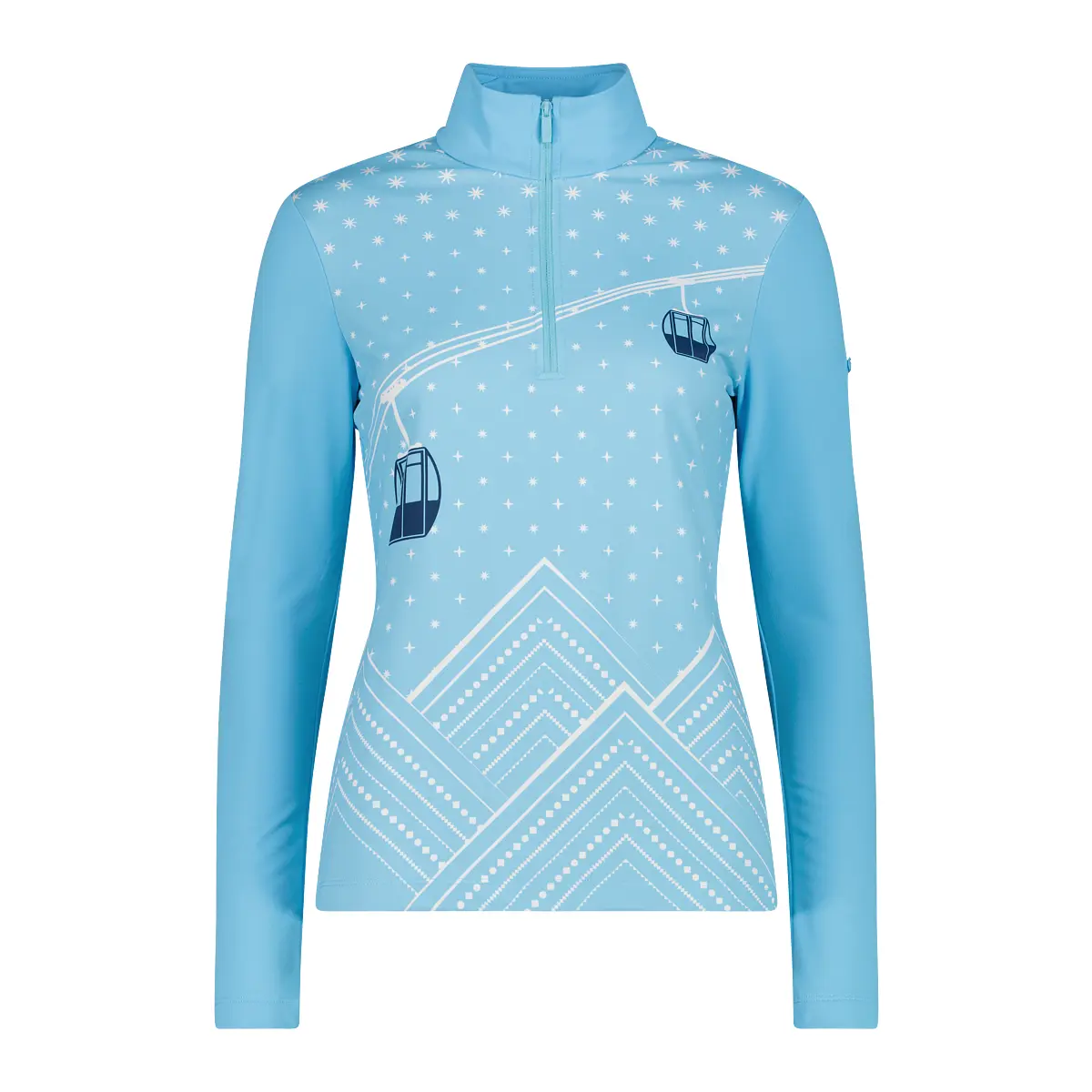 Cmp Women's Bleu Turtleneck Sweater Softech