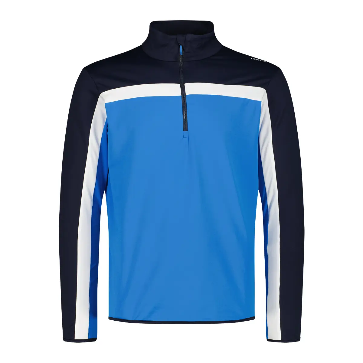 Cmp Men's Bleu Half-Zip Fleece Softech