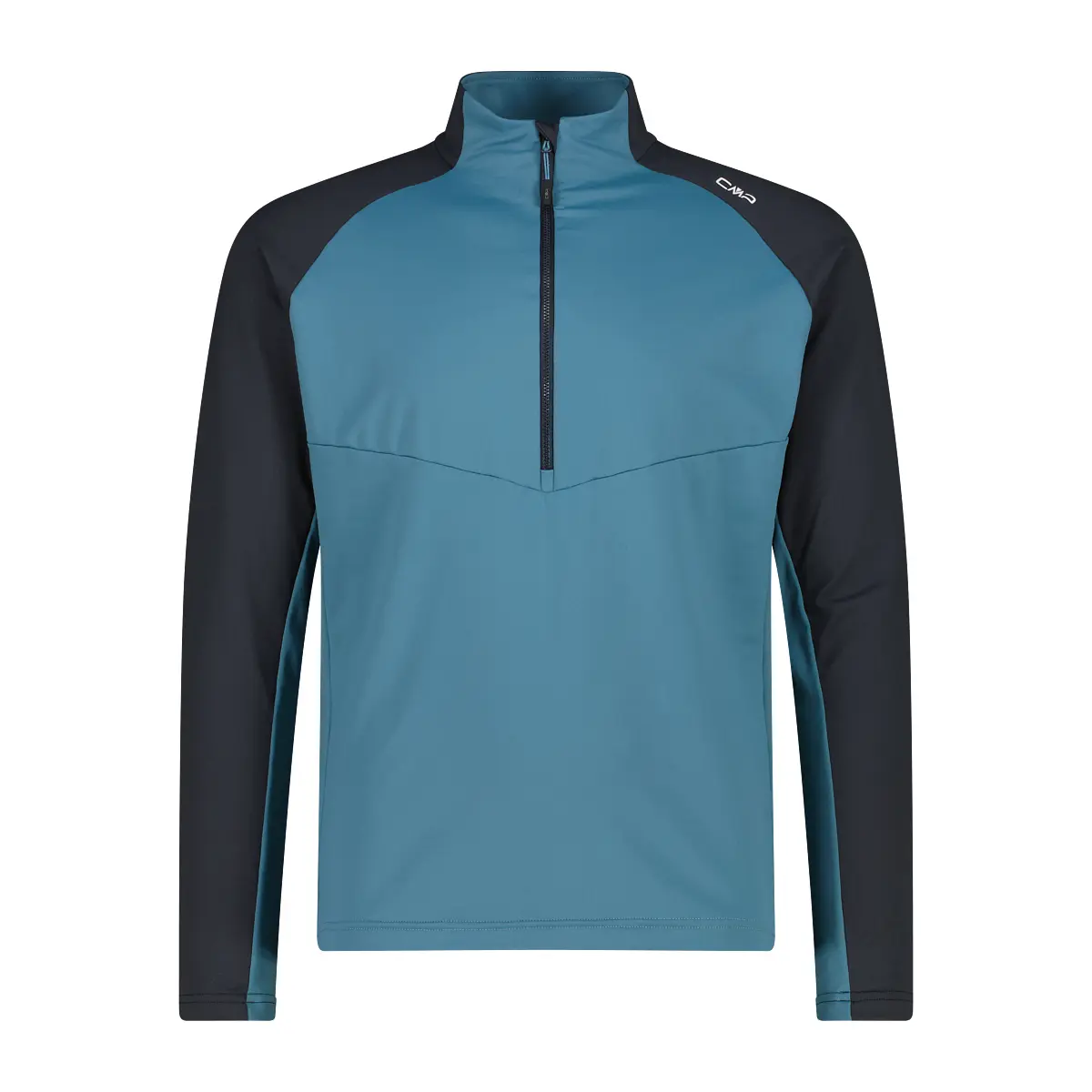 Cmp Men's Bleu Half-Zip Fleece Softech