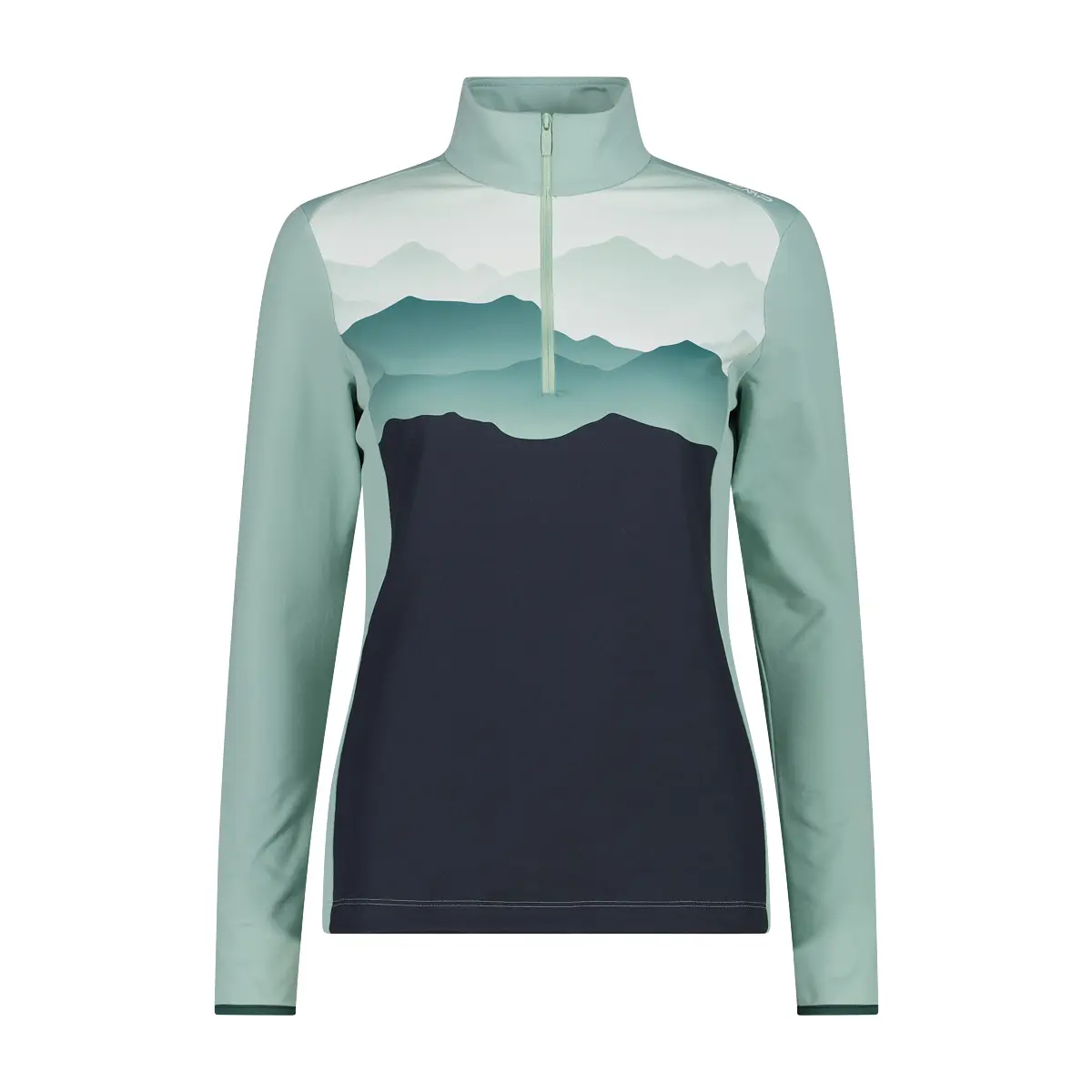 Printed Women's 1/2 Zip Fleece CMP Softech
