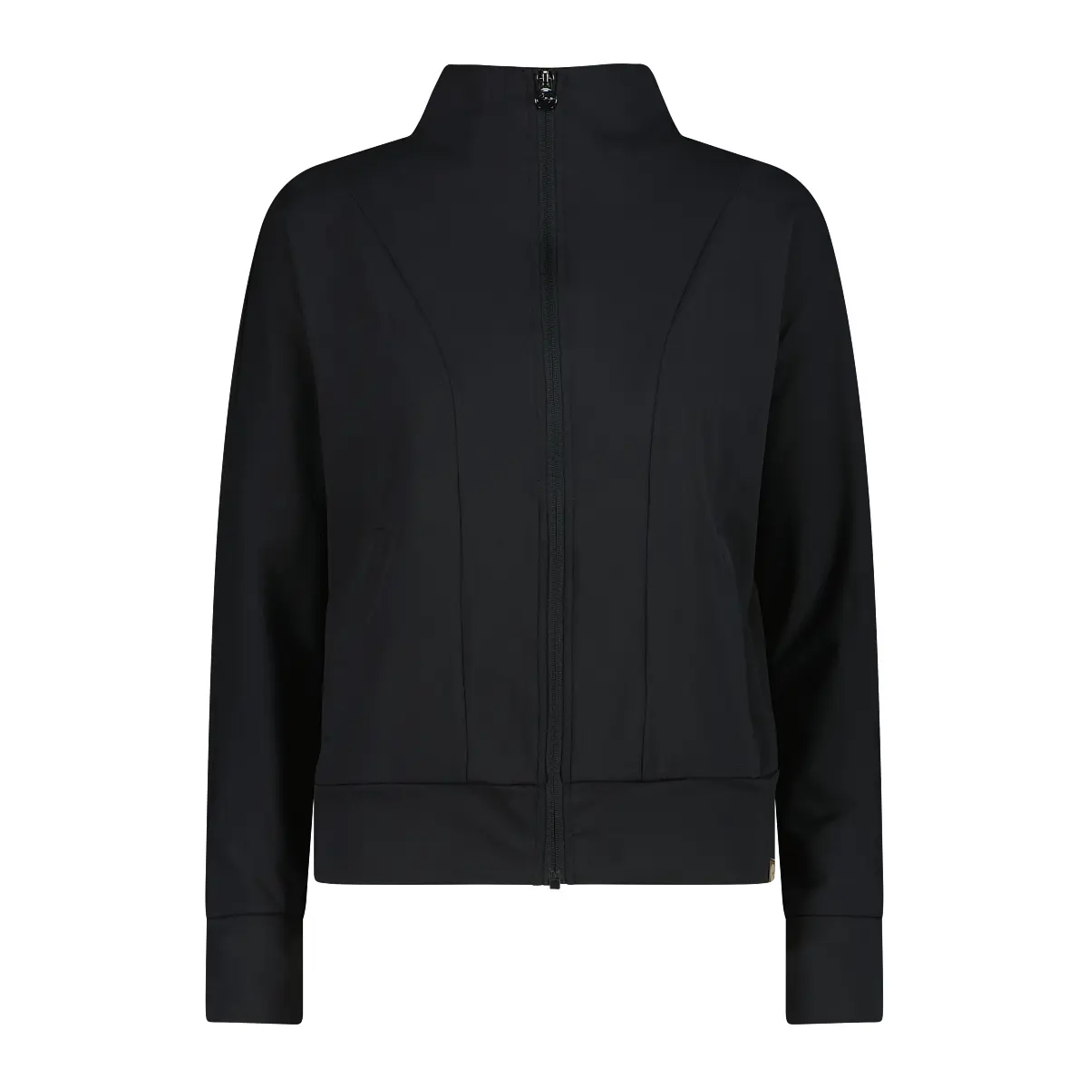 Cmp Mujer Noir Sudadera Con Cremallera Y Cuello Alto