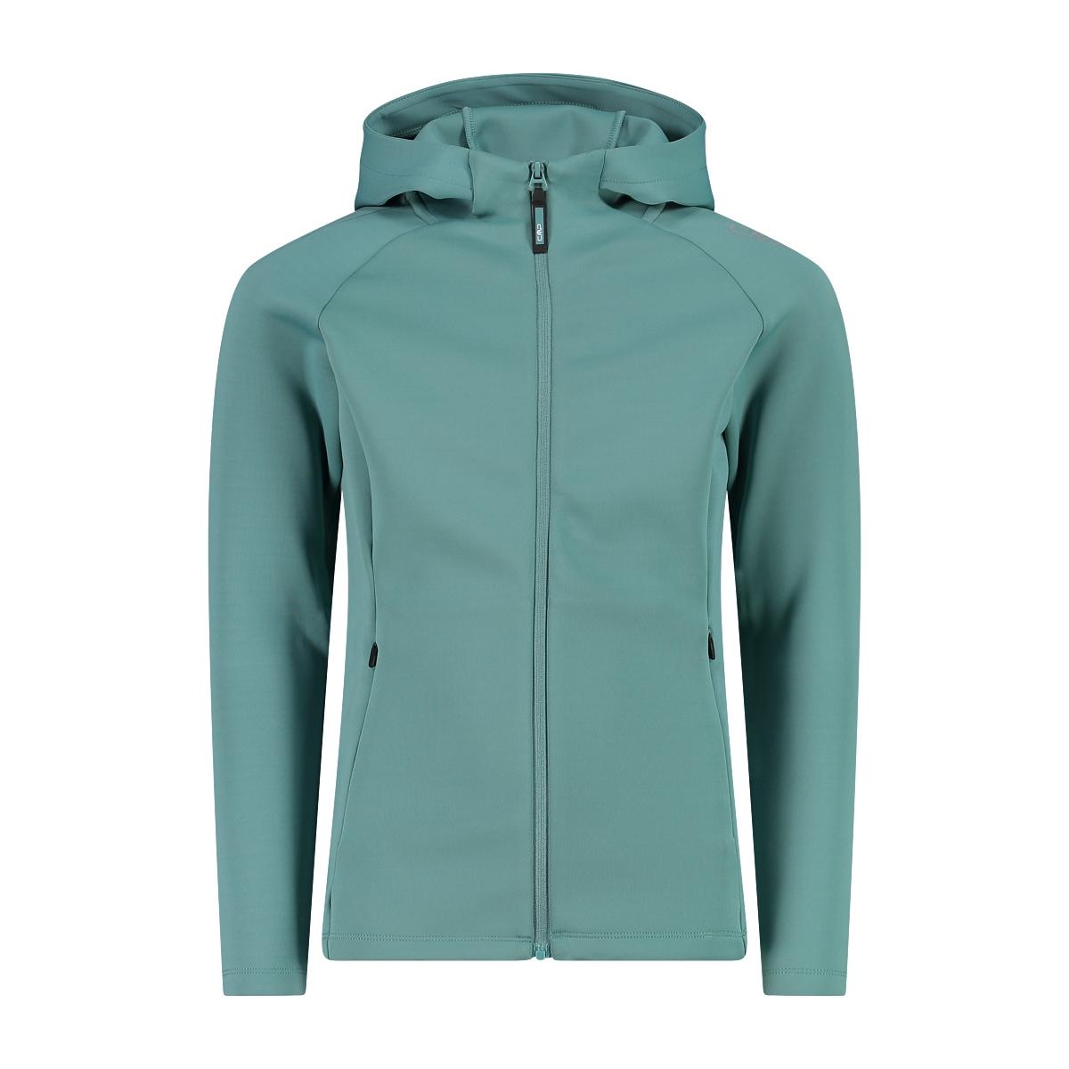 Felpa con cappuccio in tessuto elasticizzato per ragazza CMP