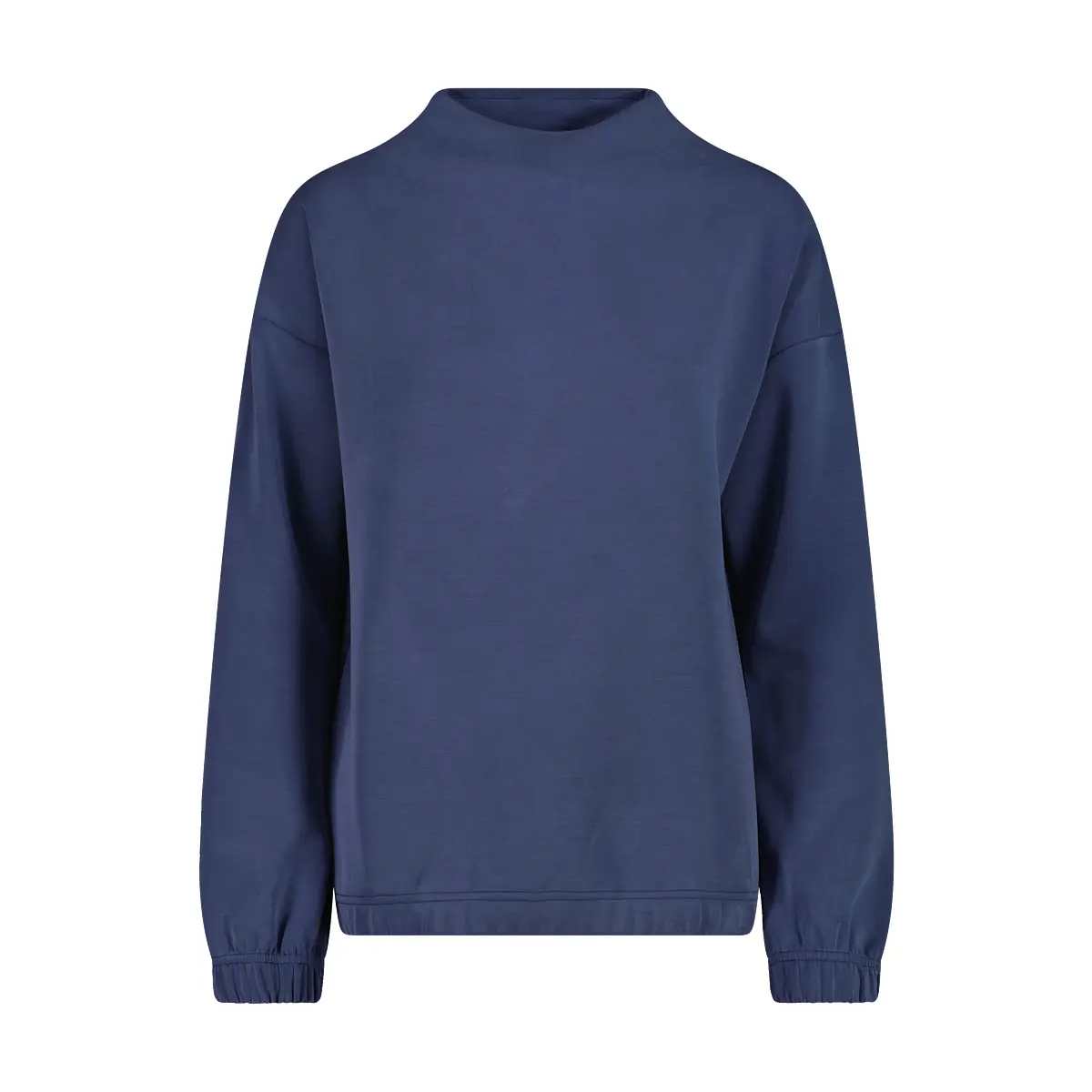 Damen Sweatshirt mit Stehkragen aus satinierter Modal CMP