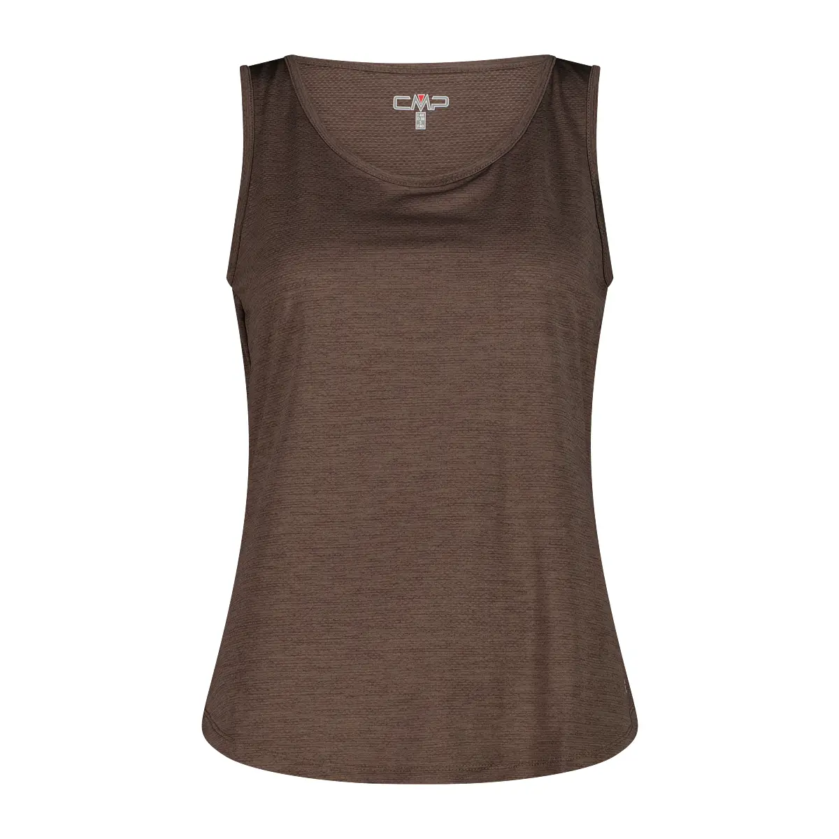 Cmp Mujer Marron Camiseta Técnica Sin Mangas