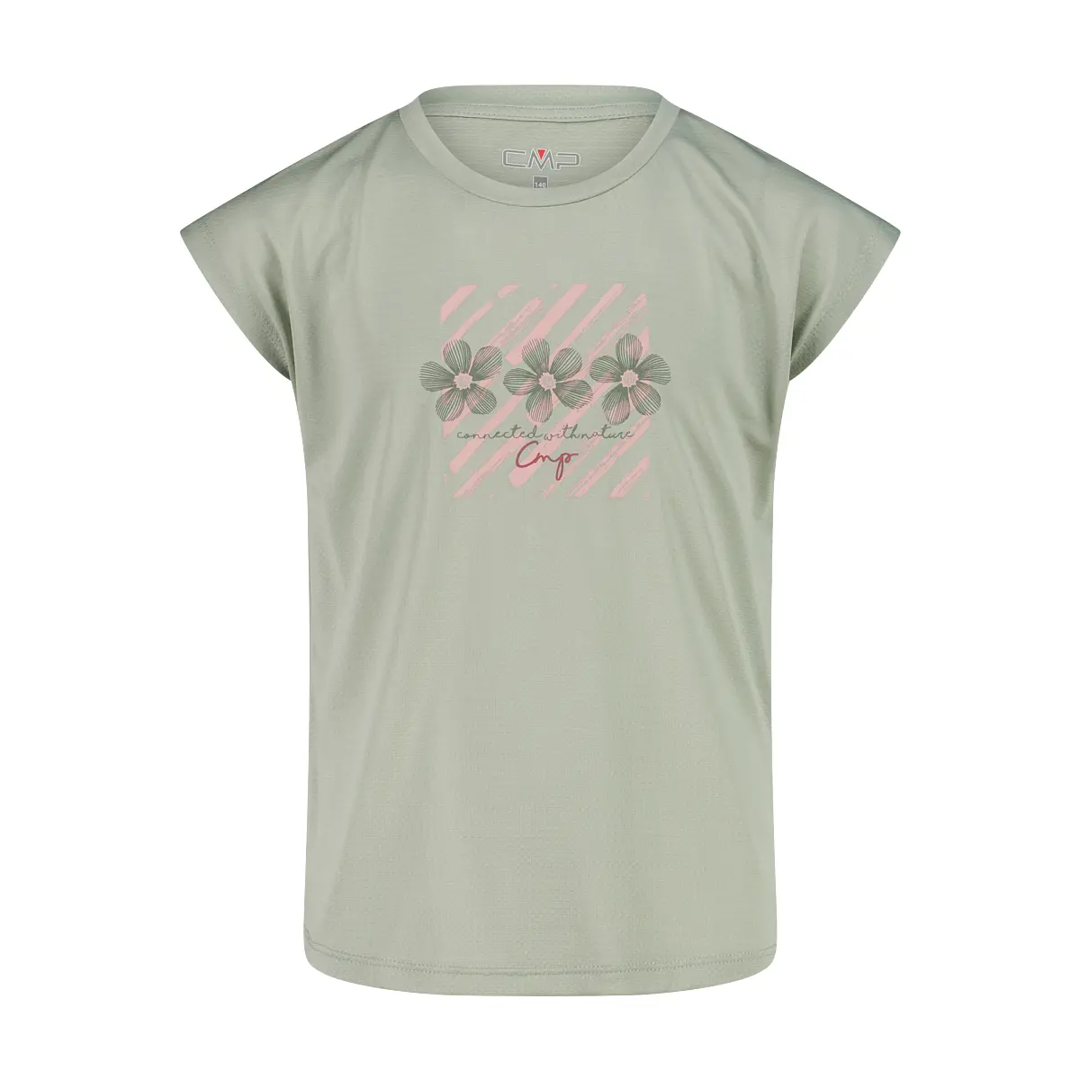 Cmp Vert Camiseta Jaspeada Niña