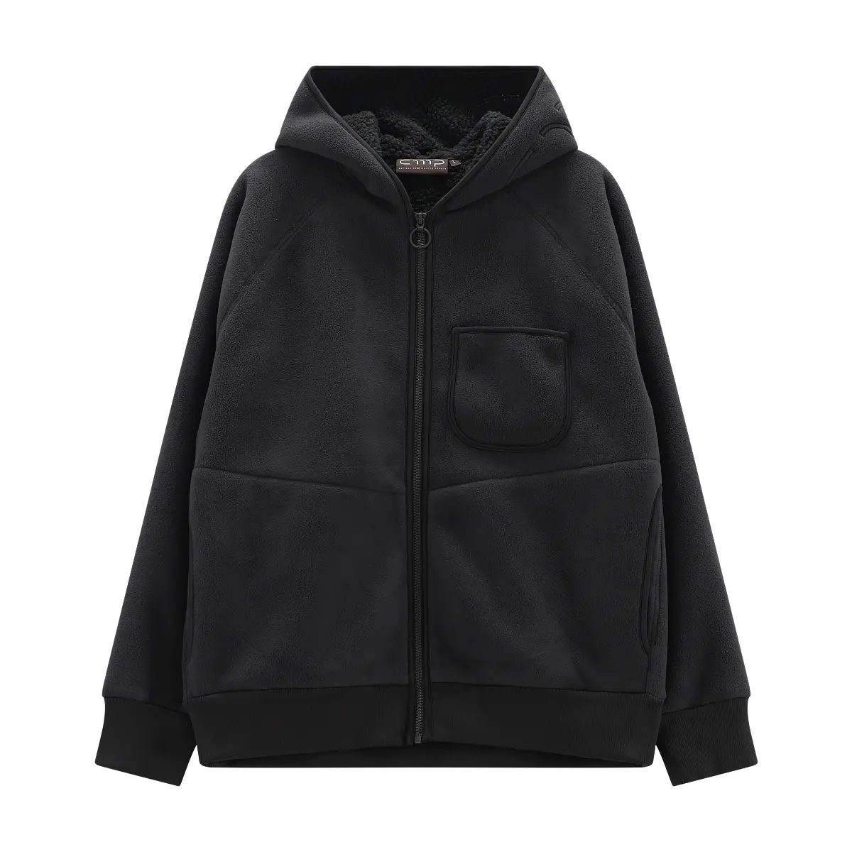 Cmp Men's Noir Zip-Up Hoodie