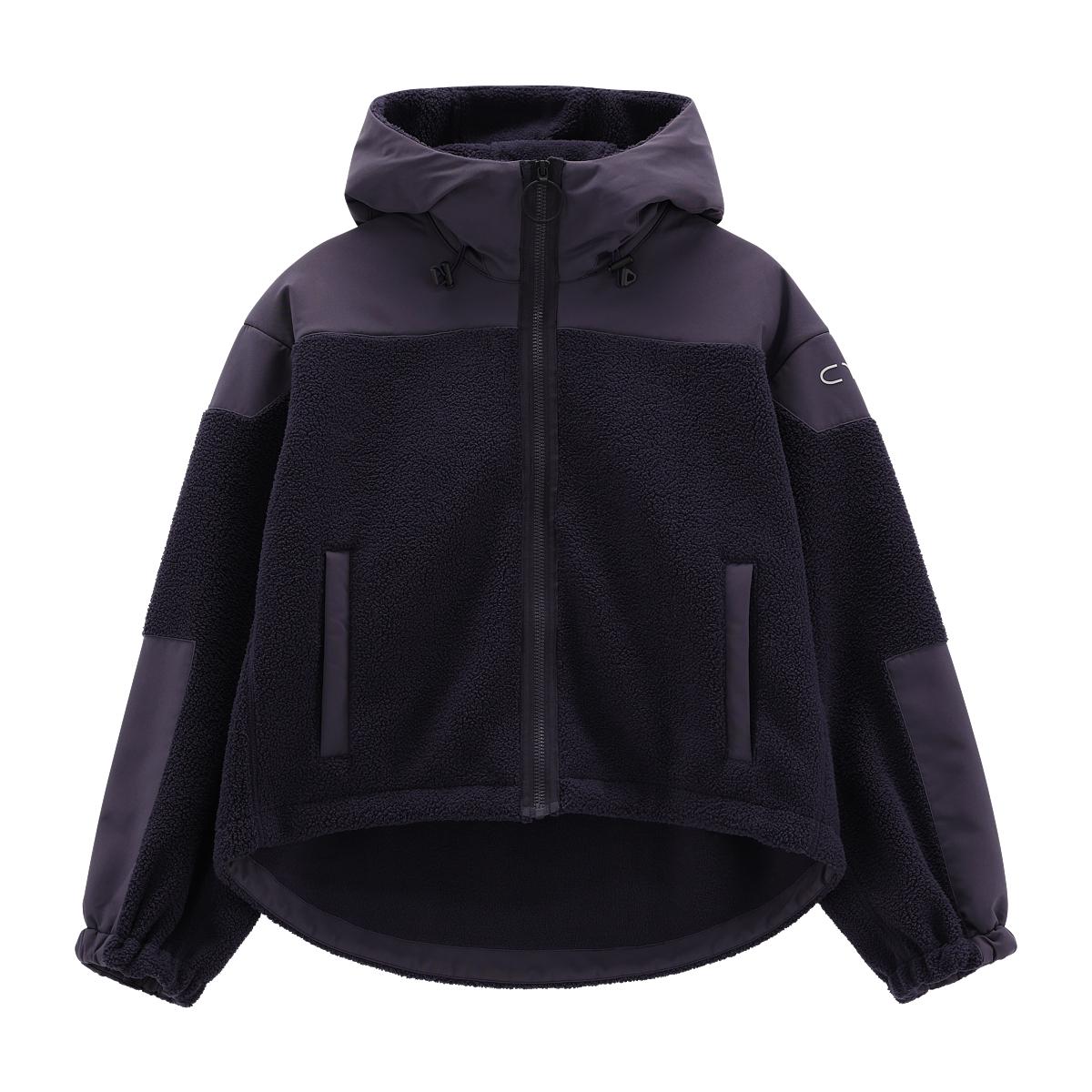 Gilet polare donna con cappuccio CMP