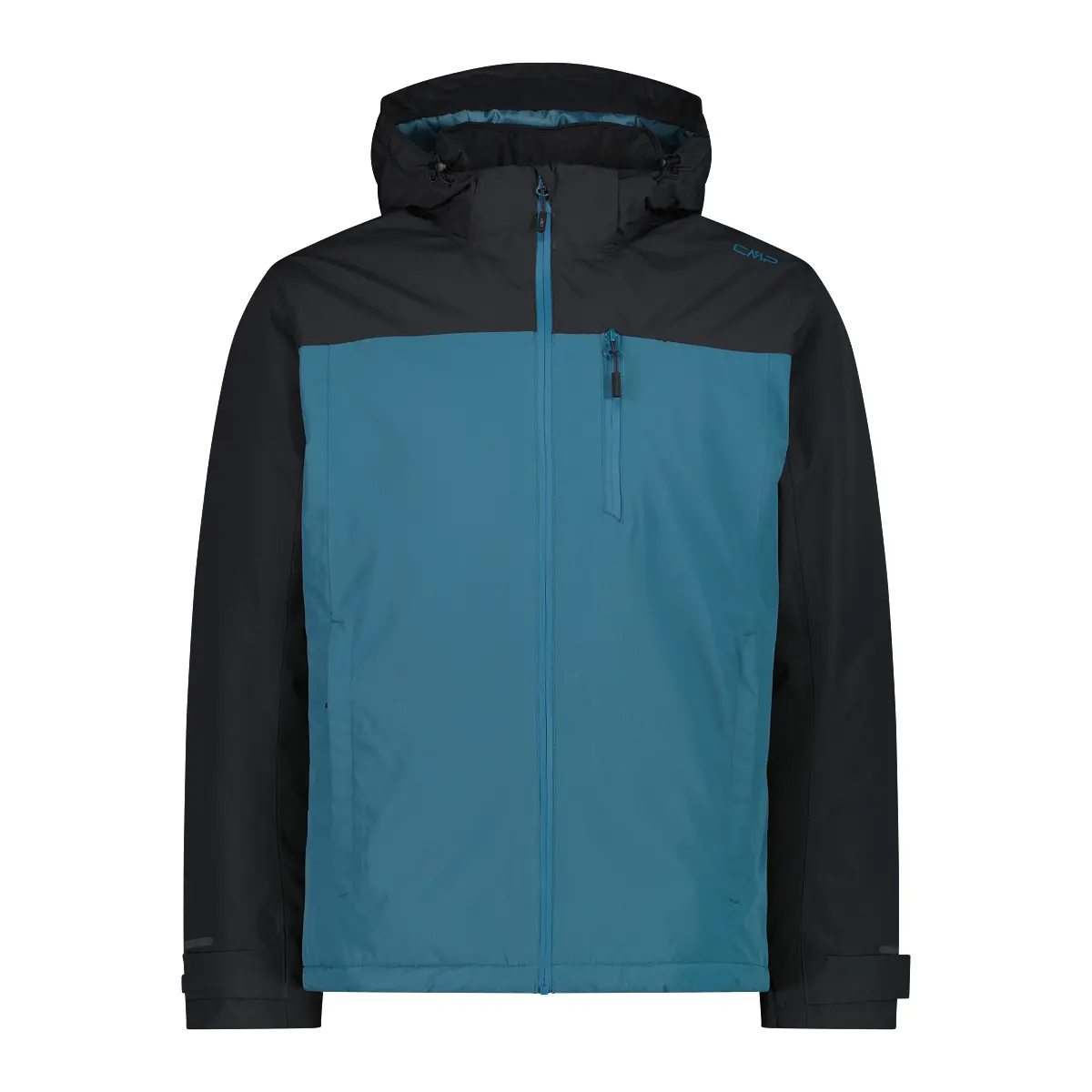 Cmp Men's Gris Waterproof Jacket With Zipped Hood