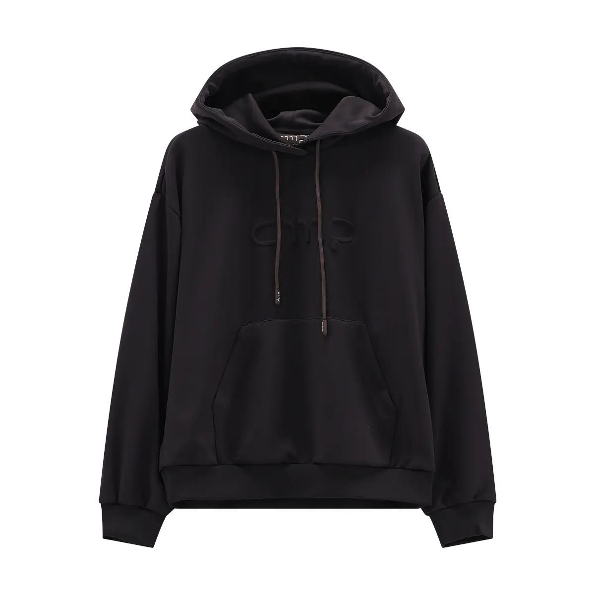 Cmp Donna Noir Felpa Con Cappuccio Da