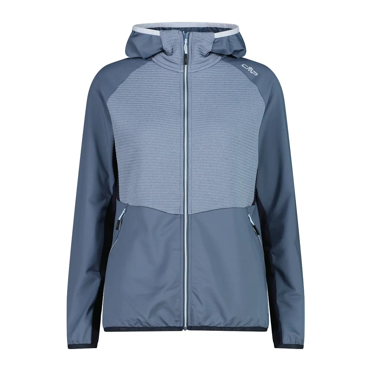 Cmp Mujer Bleu Polar Con Capucha Para Grid Tech Micro