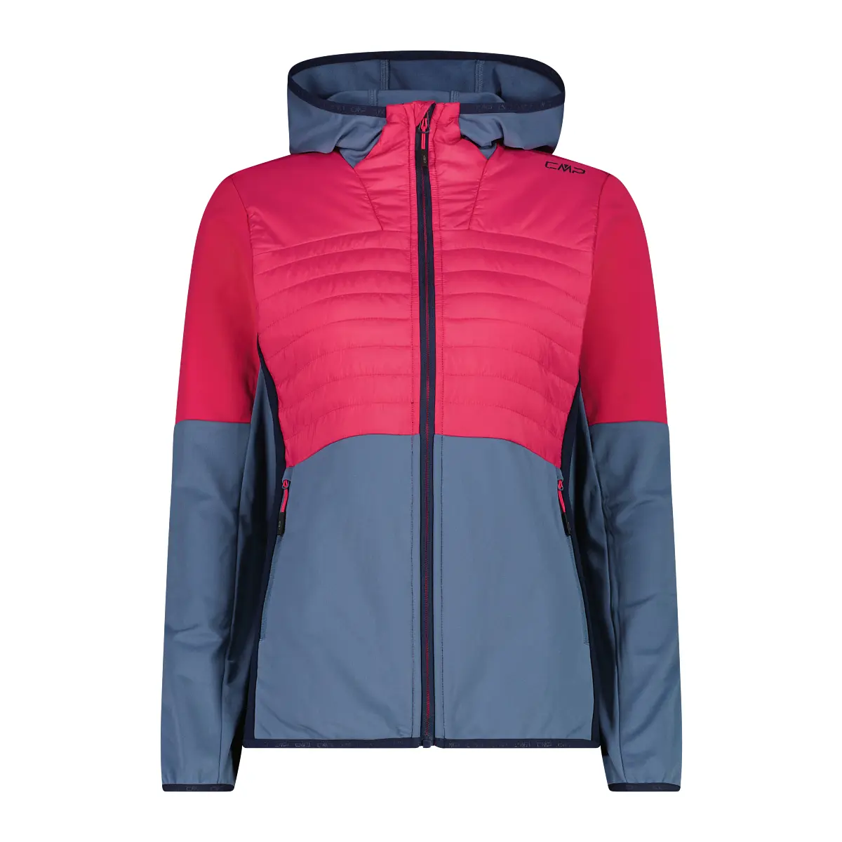 Hybrid Stretch Performance Kapuzenshirt Damen CMP Unlimitech Feel Warm Flat