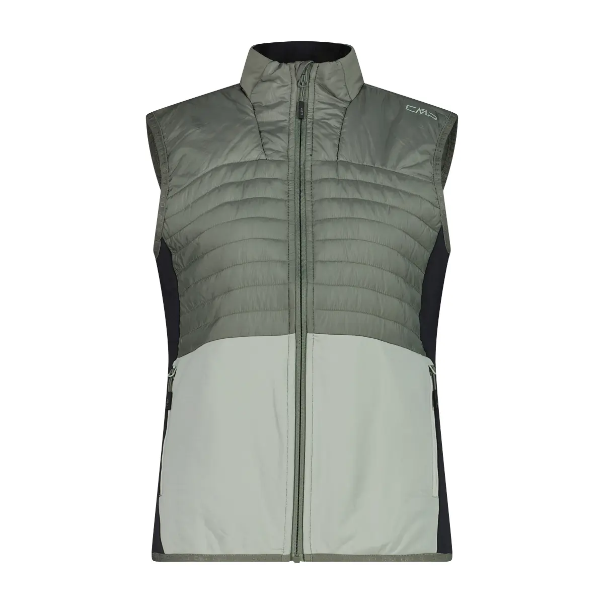 Cmp Mujer Vert Chaqueta Híbrida Sin Mangas Para Stretch Performance Unlimitech