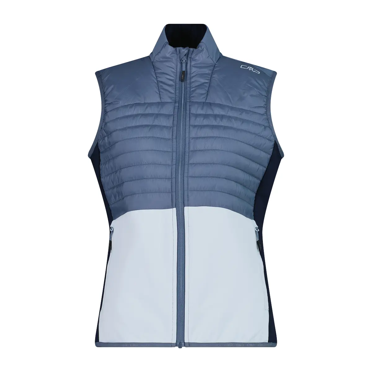 Cmp Mujer Bleu Chaqueta Híbrida Sin Mangas Para Stretch Performance Unlimitech