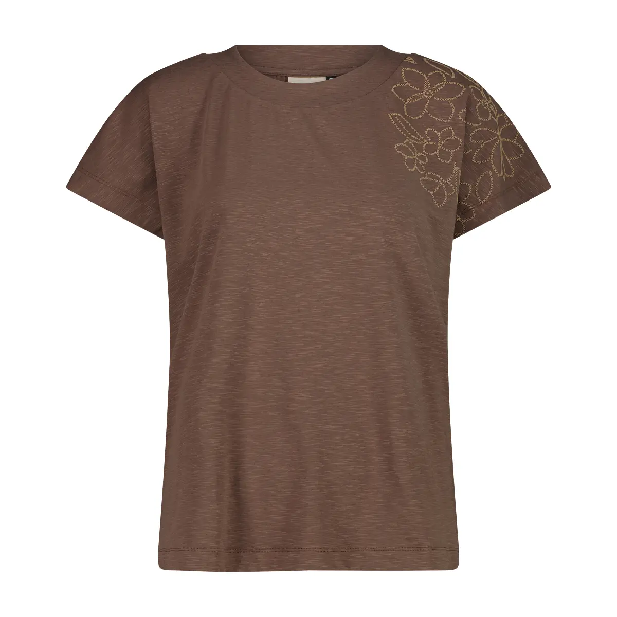 Cmp Marron Katoenen Jersey T-Shirt Dames