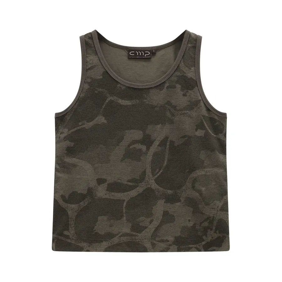 Cmp Damen Vert Ärmelloses -Print-T-Shirt