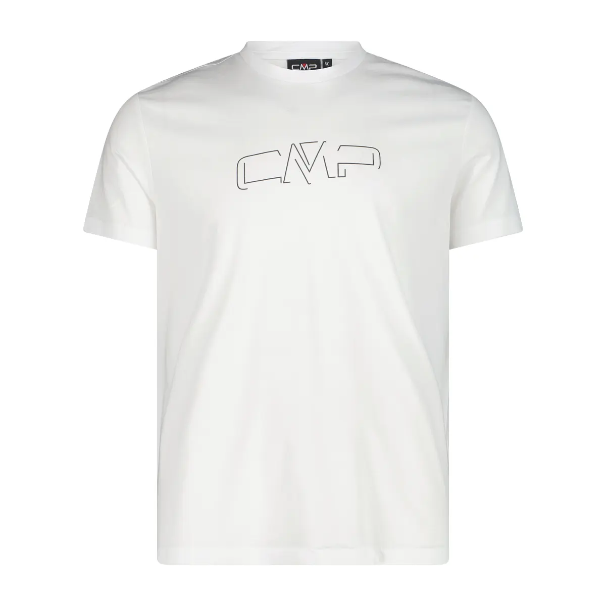 Cmp Men's Blanc Lightweight And Comfortable T-Shirt