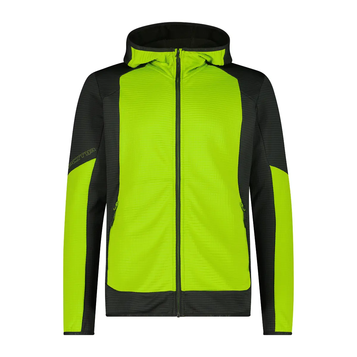 Cmp Men's Vert Hooded Fleece Grid Tech