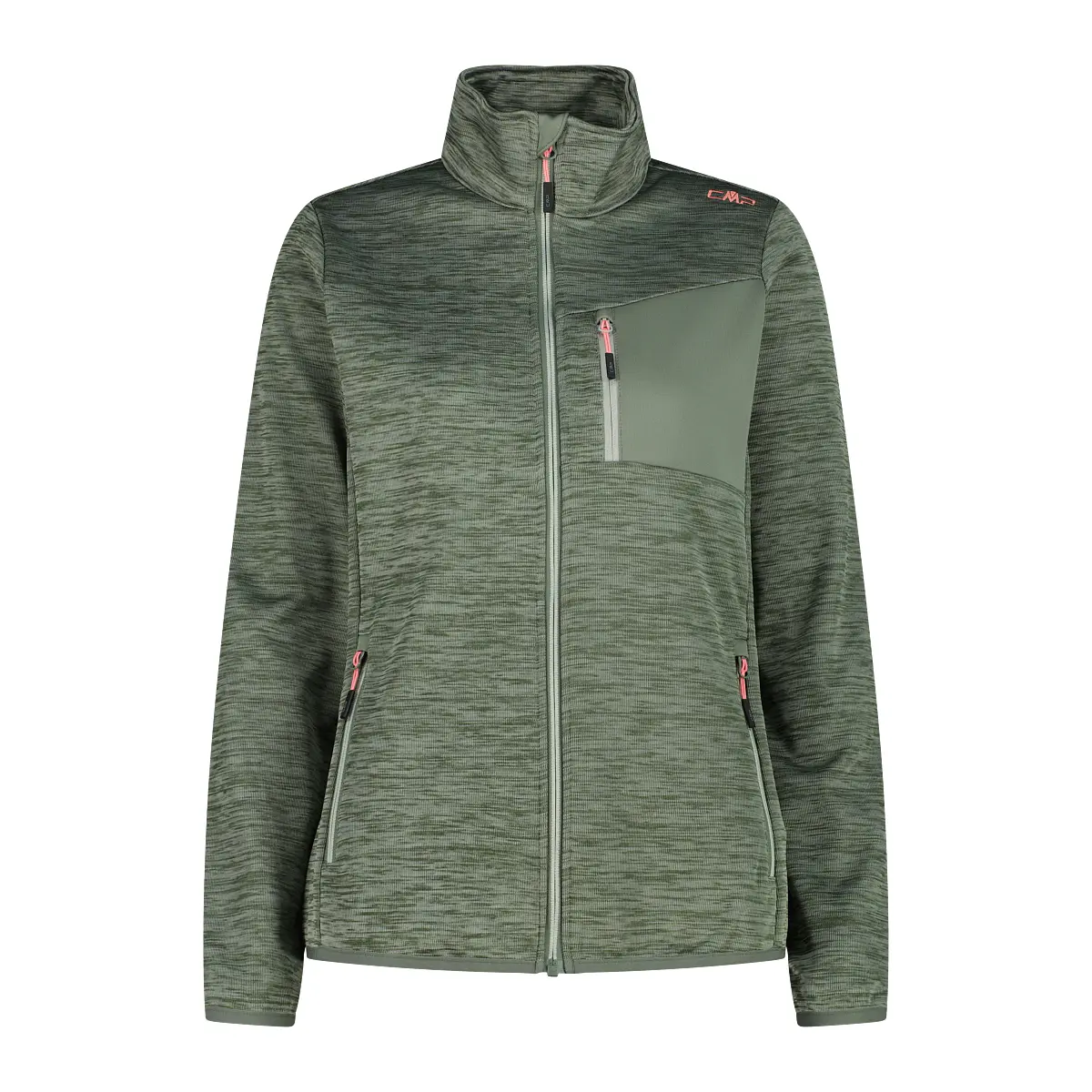 Women's zipped fleece CMP