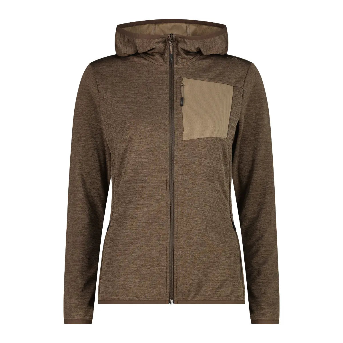 Melierte Kapuzenjacke Damen CMP