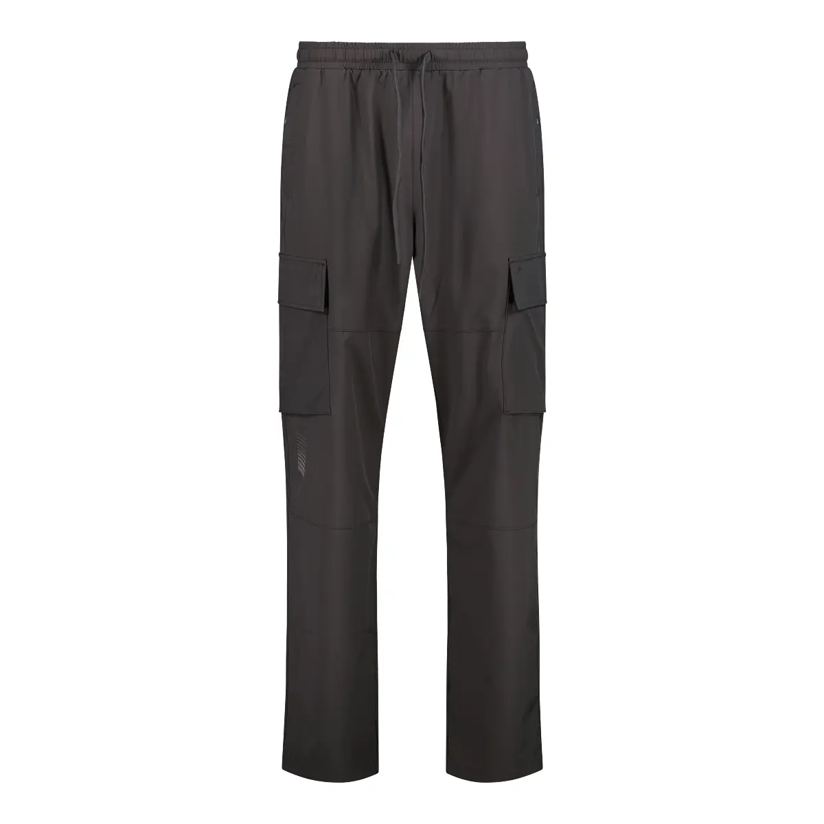 Pantalone cargo in poliestere elasticizzato