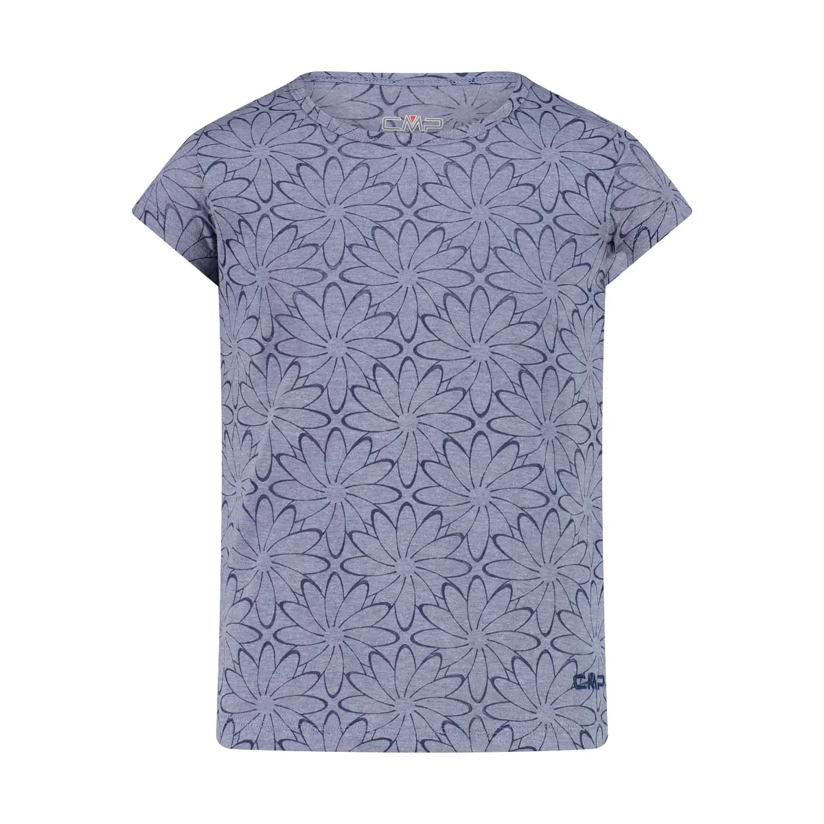 Cmp Girls Bleu Washed Jersey T-Shirt